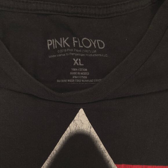 Pink Floyd Band Graphic Crew Neck T Shirt Adult Mens Size Extra Large XL Black - Picture 3 of 9